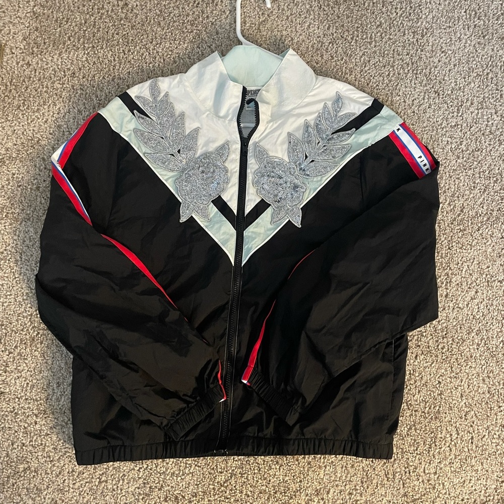 Victoria secret pink zip up windbreaker M/L